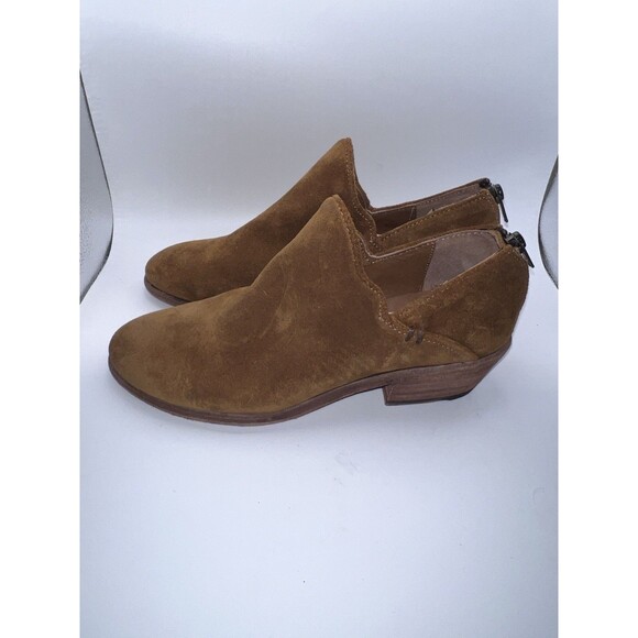 Frye Carson Shootie Ankle Bootie Womens Sz 7M brown Suede Leather Western Boho - Picture 7 of 11